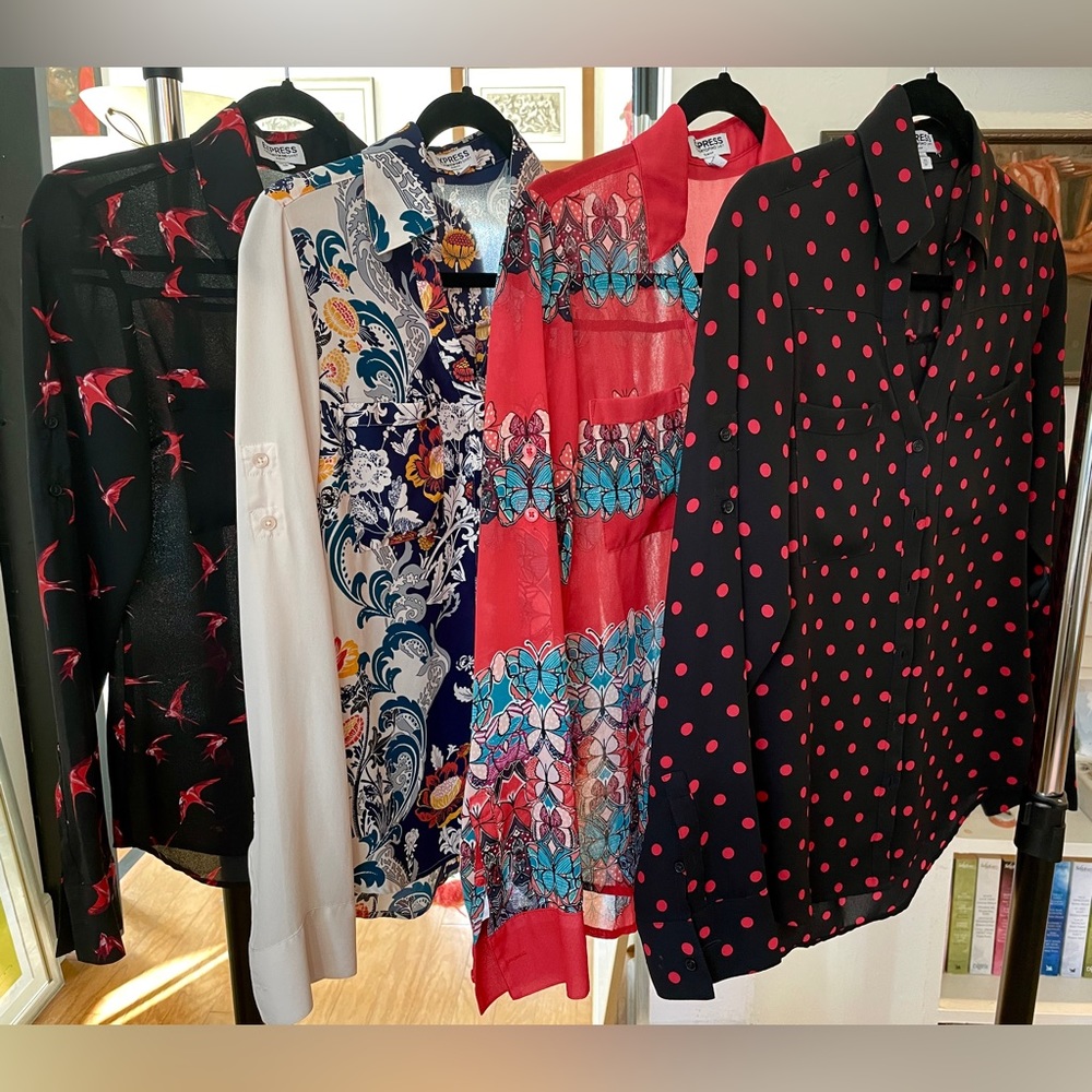 Bundle of 4 EXPRESS portofino shirts!